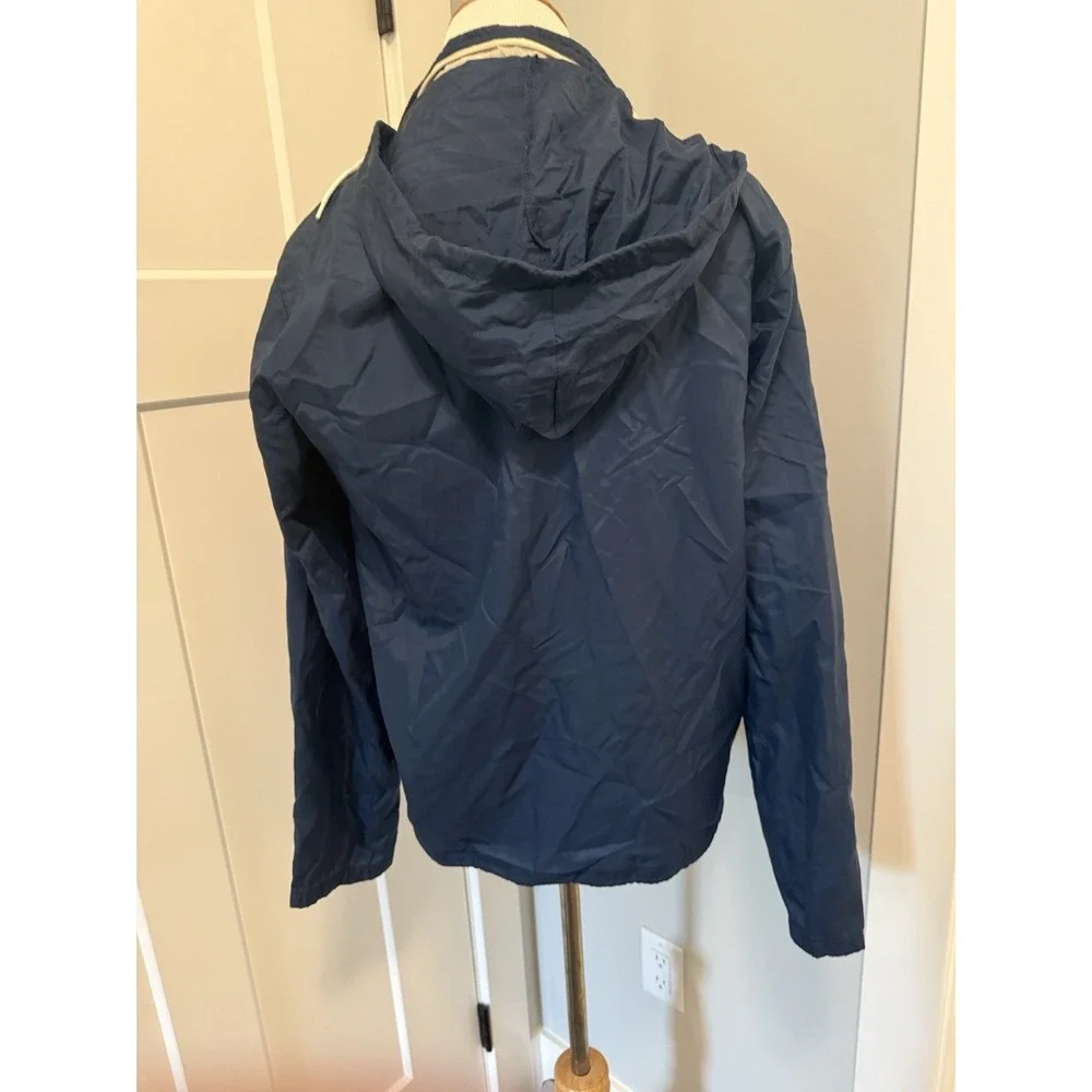 Retro Blue Fairway Brand Jacket Medium Full Zip Vintage Lightweight - Picture 4 of 4
